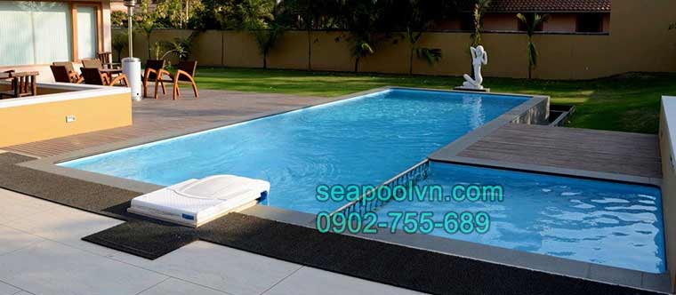 Thiết bị máy lọc hồ bơi không đường ống phù hợp với diện tích nhỏ Mini Thiet Bi May Loc Nuoc Khong Duong Ong Ho Boi Gia Dinh Phu Hop Dien Tich Nho